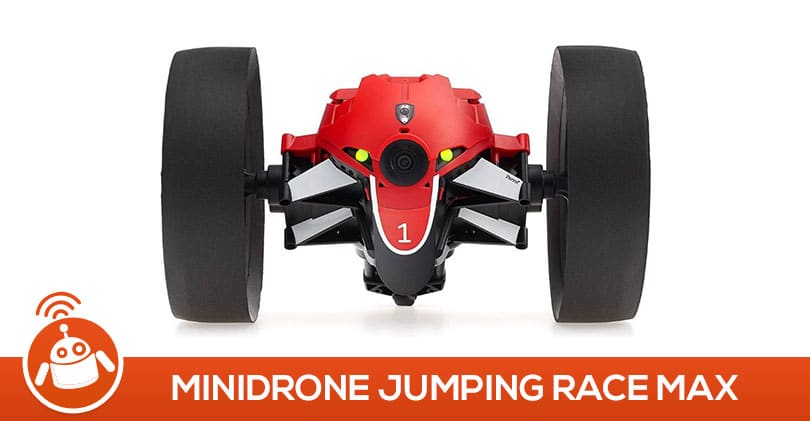 Mon fils de 10 ans a testé le Parrot MiniDrone Jumping Race Max Rouge