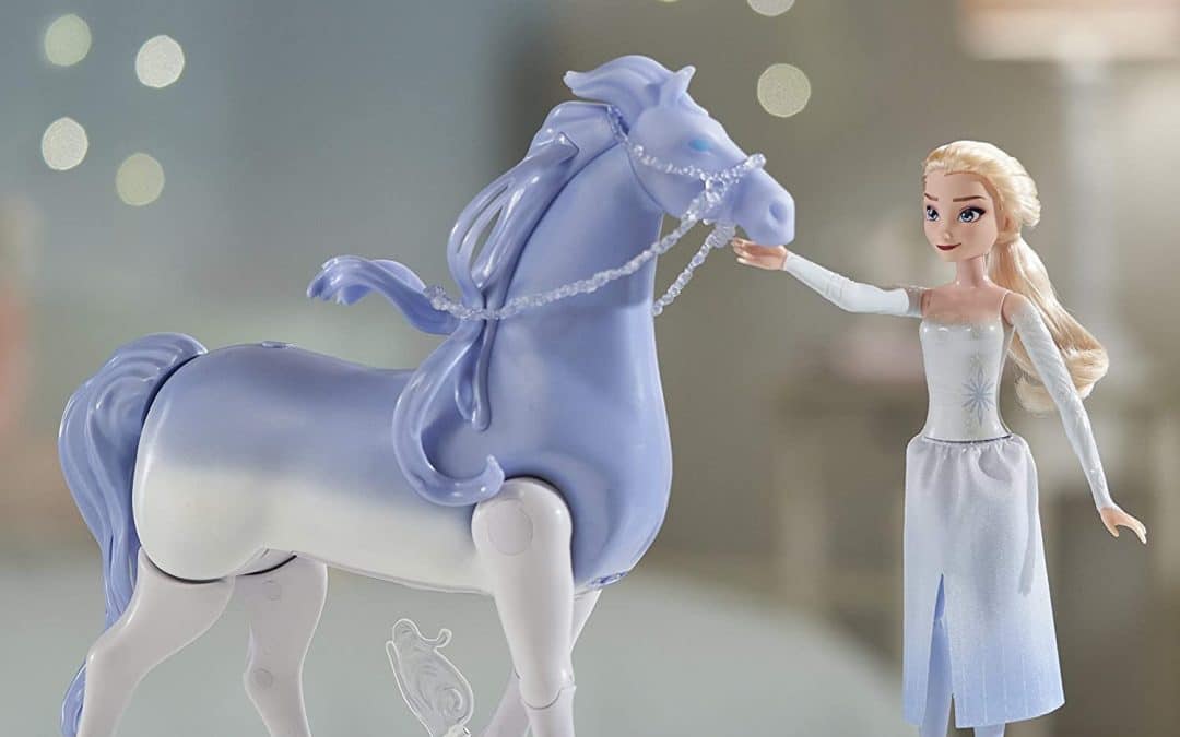 poupée cheval reine des neiges